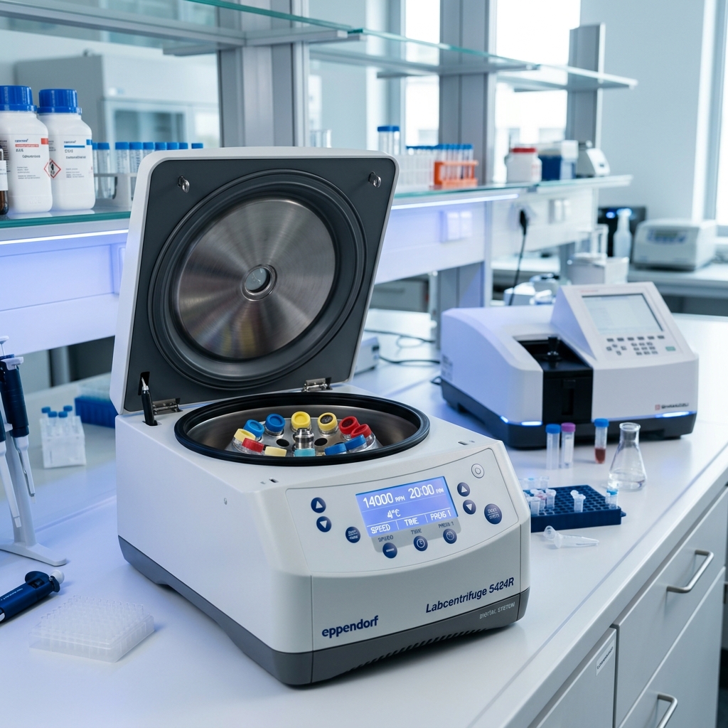 UV-VIS Spectrophotometer in laboratory setting